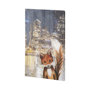 102027-L - City Fox by Mercana Studio a Hand Embellished Textured Canvas