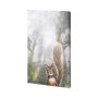 102029-L - Forest Squirrel by Mercana Studio a Hand Embellished Textured Canvas