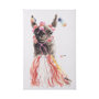 101971-L - Lama II by Mercana Studio a Hand Embellished Textured Canvas