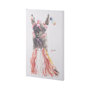 101971-L - Lama II by Mercana Studio a Hand Embellished Textured Canvas