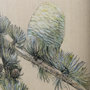 102045-S - Evergreen collection II by Victoria a Hand Embellished Textured Canvas