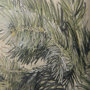 102047-L - Evergreen collection IV by Victoria a Hand Embellished Textured Canvas