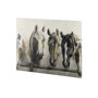 102054-S - Horses by Natali a Hand Embellished Textured Canvas