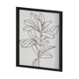 13328 - Olive Branch Countour II by Emma Scarvey Hand Embellished Framed Art Print Matted under Glass