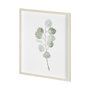 13367 - Soft Eucalyptus Branch III by Emma Scarvey Hand Embellished Framed Art Print Matted under Glass
