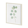 13368 - Soft Eucalyptus Branch IV by Emma Scarvey Hand Embellished Framed Art Print Matted under Glass