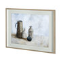 13404 - A Collection of Jars by Steven Johnson Hand Embellished Textured Framed Art Photo Matted under Glass
