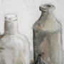 13404 - A Collection of Jars by Steven Johnson Hand Embellished Textured Framed Art Photo Matted under Glass