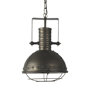 65130 - Zaio 12.5Lx 12.5W x 18.5H Weathered Antique Gold Metal Caged Bulb Pendant Light 