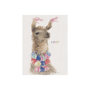 101970-S - Lama I by Mercana Studio a Hand Embellished Textured Canvas