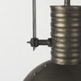 65130 - Zaio 12.5Lx 12.5W x 18.5H Weathered Antique Gold Metal Caged Bulb Pendant Light 