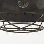 65130 - Zaio 12.5Lx 12.5W x 18.5H Weathered Antique Gold Metal Caged Bulb Pendant Light 
