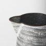 68058 - Serena I 8H Small Gray/White Textured Metal Jug