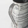 68058 - Serena I 8H Small Gray/White Textured Metal Jug