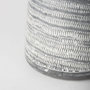 68059 - Serena II 11.2H Large Gray/White Textured Metal Jug