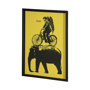 13383 - Think! by Urban Octopus a Framed Art Print Matted under Glass