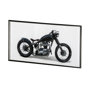 13414 - Lets Roll White I by James Wiens a Hand Embellished Textured Framed Art Print Matted under Glass
