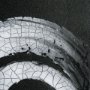 13478 - Ying (Black) by Mercana Studio a Hand Embellished Textured Framed Art Print Matted under Glass