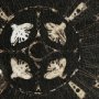 13487 - Sandpainting-Ink I by Mercana Studio a Hand Embellished Textured Framed Art Print Matted under Glass