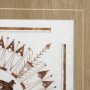 13489 - Sandpainting-Watercolor I by Mercana Studio Hand Embellished Framed Art Print Matted under Glass