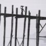 13930 - U Bein Bridge by Mercana Studio a Hand Embellished Textured Framed Photo Art Print Matted under Glas