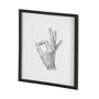 13334 - Hand Signs III by Jennifer Paxton Parker a Framed Art Print Matted under Glass