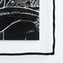 13937 - Fish Black by Mercana Studio a Hand Embellished Textured Framed Art Print Matted under Glass