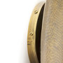68776 - Clarence 7.0L x 5.3W x 17.0H Metal Hammered Gold Round Wall Sconce