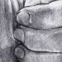 101753-L - Hand Signs I by Jennifer Paxton Parker a Hand Embellished Textured Canvas