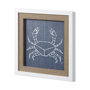 14043 - Dimegemess Crab I by Mercana Studio a Hand Embellished Textured Framed Art Print