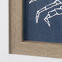 14043 - Dimegemess Crab I by Mercana Studio a Hand Embellished Textured Framed Art Print