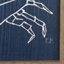 14043 - Dimegemess Crab I by Mercana Studio a Hand Embellished Textured Framed Art Print