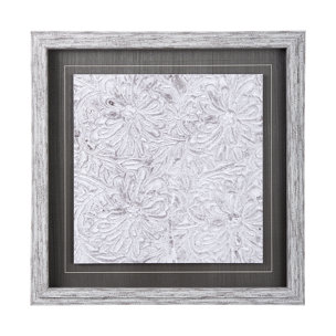 Vintage Tile Collection II by Mercana Studio a Hand Embellished Textured Framed Art Print