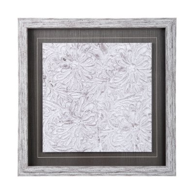 14049 - Vintage Tile Collection II by Mercana Studio a Hand Embellished Textured Framed Art Print
