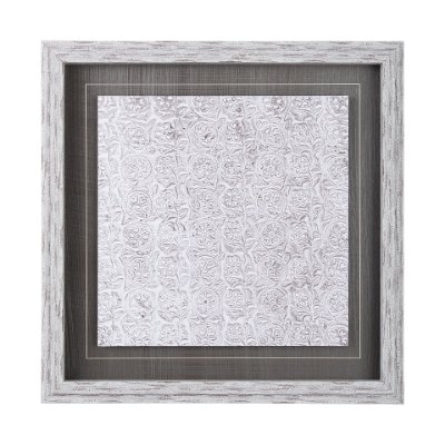 14051 - Vintage Tile Collection IV by Mercana Studio a Hand Embellished Textured Framed Art Print