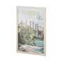 14056 - Florida Go USA (XL) by Mercana Studio a Hand Embellished Decograph Framed Art Print under Glass