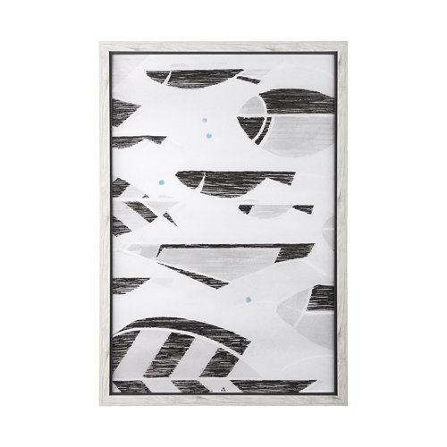 14057 - Se Promener I by Mercana Studio a Hand Embellished Textured Framed Art Print Matted under Glass
