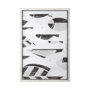14057 - Se Promener I by Mercana Studio a Hand Embellished Textured Framed Art Print Matted under Glass