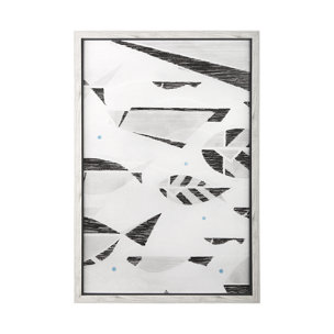 Se Promener II by Mercana Studio a Hand Embellished Textured Framed Art Print Matted under Glass
