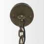 65274 - Dawson I 13x13.5 Silver Toned Metal Dome Pendant Light 