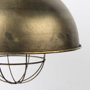 65274 - Dawson I 13x13.5 Silver Toned Metal Dome Pendant Light 