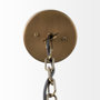 65281 - Leighton I 15x20 Gold Toned Metal Spherical Pendant Light 
