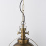 65281 - Leighton I 15x20 Gold Toned Metal Spherical Pendant Light 