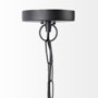 65463 - Leighton II 15x20 Black Metal Spherical Pendant Light 
