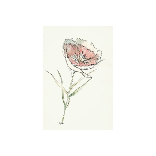 101889-S - Dianthus II by Mercana Studio a Hand Embellished Textured Canvas