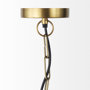65465 - Fenton  18.0L x 18.0W x 23.0H Black W/Antiqued Gold Accents Pendant Light