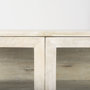69292 - Arelius 36L x 18W x 32H White Wood, Gold Metal Base w/ 2 Glass Doors Accent Cabinet