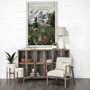 13613 - Washington Go USA (XL) by Mercana Studio a Hand Embellished Decograph Framed Art Print under Glass
