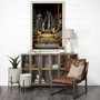 13691 - New York Go USA (XL) by Mercana Studio a Hand Embellished Decograph Framed Art Print under Glass
