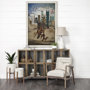 13692 - Calgary Go Canada (XL) by Mercana Studio a Hand Embellished Decograph Framed Art Print under Glass